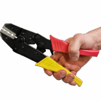 Hand perstang Mini XL t..b.v. 1, 2  en 2,5mm aluminium & koper talurit klemmen - Afbeelding 3