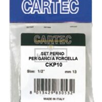 Gaffelpen + borgstift t.b.v. CB & CRF haken & inkortklauwen (grade80)