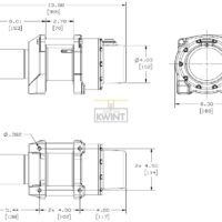Hijslier type 1200 12/24VDC