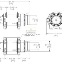 Hijslier type DC 4000 12/24VDC