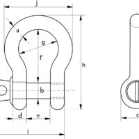 Green-pin harp-borstbout sluitingen