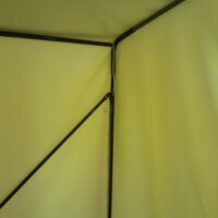 Las- doorwerk tent huismodel geel DIN4102-B1