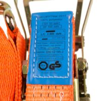 Sjorbandset 2-delig 50mm 9m met haken en trekratel 5T