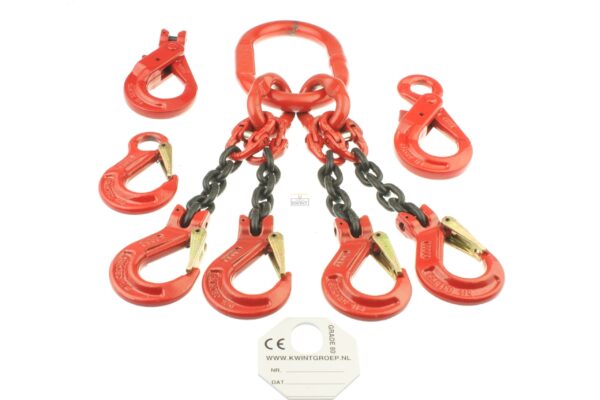 Ketting 4-sprong 8 mm grade80 wll 4,25T
