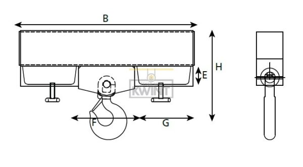 Kraanhaken LH heavy duty