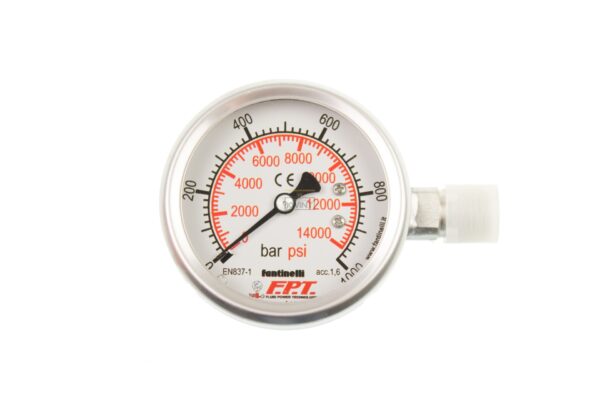 F.P.T. manometer 0-1000bar MD-60 G/H3